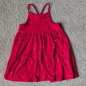 Cat & Jack Red Casual Kids Dress